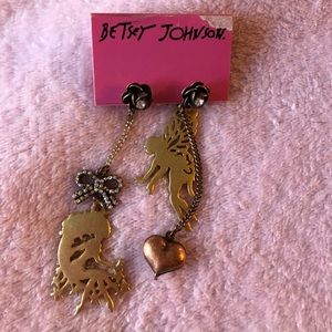 Betsey Johnson Fairy Earrings New